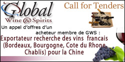 Exportateur recherche vins français