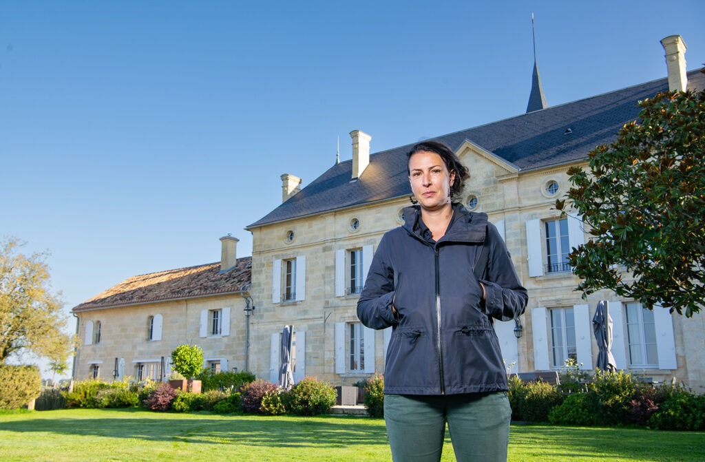 FRANCE, GIRONDE, MONTAGNE SUR GIRONDE, FLORENCE GALANDE, CHATEAU COUCY, VIGNOBLES BORDELAIS