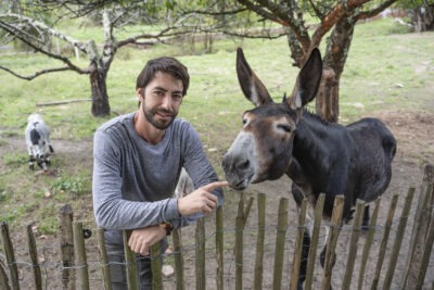 FRANCE, GIRONDE (33) LANSAC, JOACHIM HAAS, PROPRIETAIRE DU CHATEAU BEGOT, COTES DE BOURG-SUR-GIRONDE, VIGNOBLE BORDELAIS
