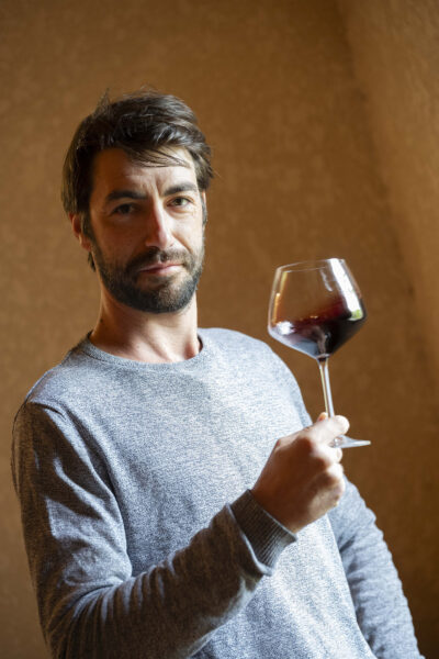 FRANCE, GIRONDE (33) LANSAC, JOACHIM HAAS, PROPRIETAIRE DU CHATEAU BEGOT, COTES DE BOURG-SUR-GIRONDE, VIGNOBLE BORDELAIS