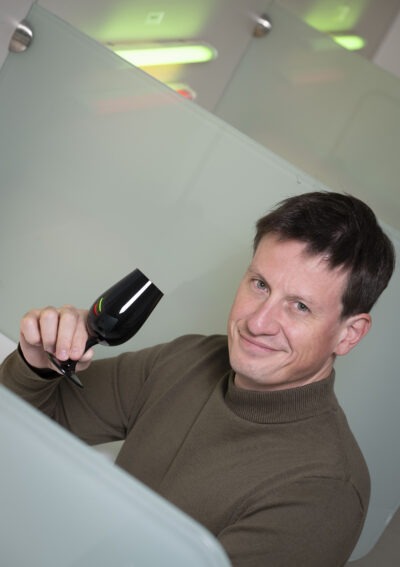 GIRONDE (33) VILLENAVE D'ORNON, AXEL MARCHAL, ENSEIGNANT-CHERCHEUR EN OENOLOGIE A L'ISVV, INSTITUT SUPERIEUR DE LA VIGNE ET DU VIN // FRANCE, GIRONDE (33) VILLENAVE D'ORNON, AXEL MARCHAL, TEACHER-RESEARCHER IN OENOLOGY AT THE ISVV, INSTITUT SUPERIEUR DE LA VIGNE ET DU VIN (HIGHER INSTITUTE OF VINE AND WINE)