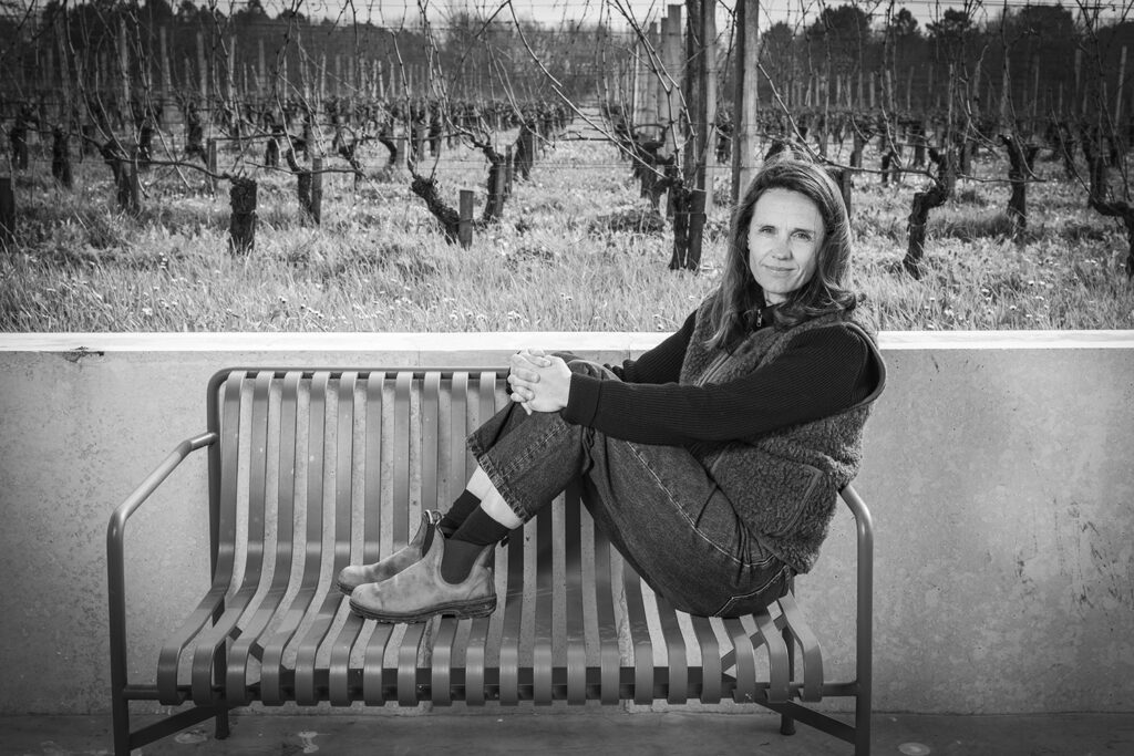 GIRONDE (33) FRANCS, ANNE-LO CHADRONNIER, PROPRIETAIRE DU CHATEAU MARSAU, COTES DE FRANCS // FRANCE, GIRONDE (33) FRANCS, ANNE-LO CHADRONNIER FROM CHATEAU MARSAU, COTES DE FRANCS