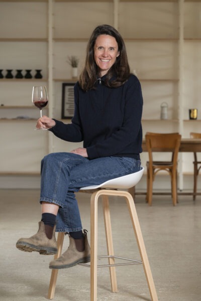 GIRONDE (33) FRANCS, ANNE-LO CHADRONNIER, PROPRIETAIRE DU CHATEAU MARSAU, COTES DE FRANCS // FRANCE, GIRONDE (33) FRANCS, ANNE-LO CHADRONNIER FROM CHATEAU MARSAU, COTES DE FRANCS