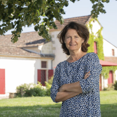 GIRONDE (33) BOMMES, LAURE DE LAMBERT, CHATEAU SIGALAS-RABAUD, AOC SAUTERNES, VIGNOBLE BORDELAIS // FRANCE, GIRONDE (33) BOMMES, LAURE DE LAMBERT, CHATEAU SIGALAS-RABAUD, AOC SAUTERNES, BORDEAUX VINEYARD